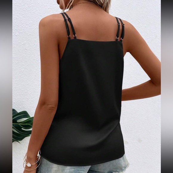 Luxe cross wrap cami top - Picture 3 of 6